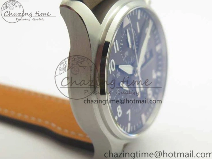 MIROTIME 0523 SunProtective Pilot Chrono IW377713 ZF 1:1 Best Edition Brown Dial On Brown Leather Strap A 7214